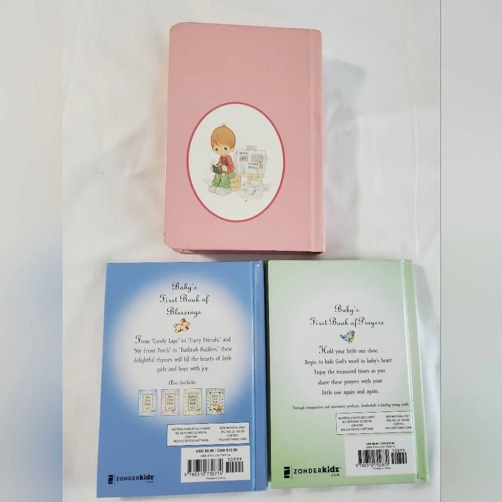: * Precious moments king james bible & baby first book of blessings & prayers - Picture 10 of 15